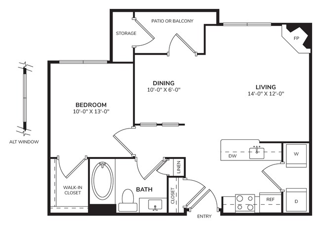 Floorplan - Pavona Apartments