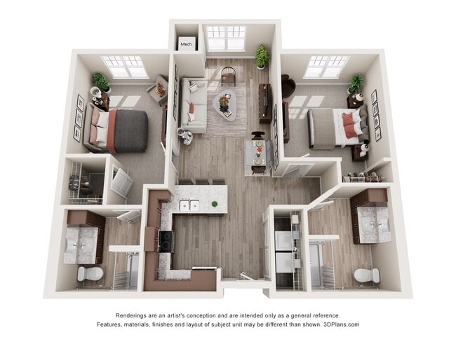 Floorplan - The Winslow 62+ Apartments