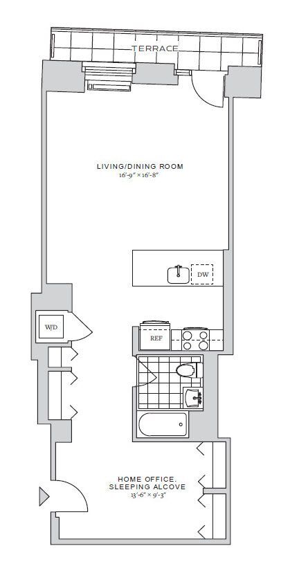 Floorplan - 70 Pine Apartments