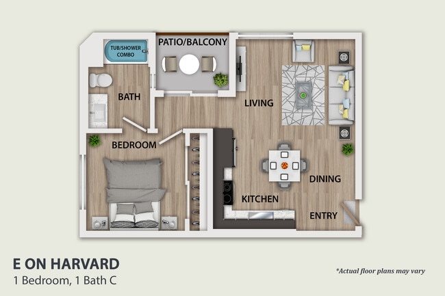 Floorplan - E on Harvard