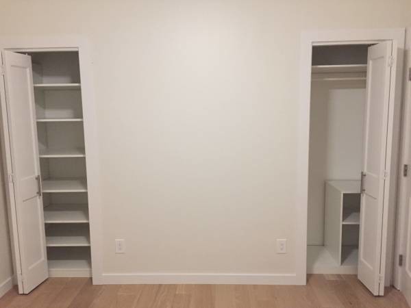 Closet organizers in bedroom - 151 Sylvan Ave