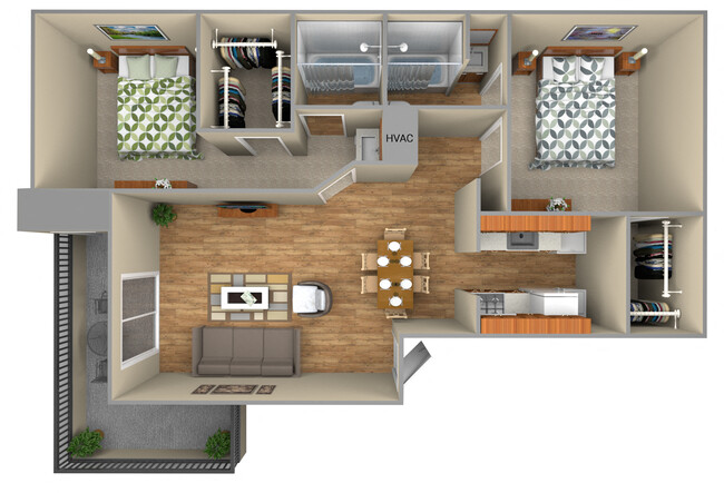 Floorplan - Sugar Tree Apartment Homes