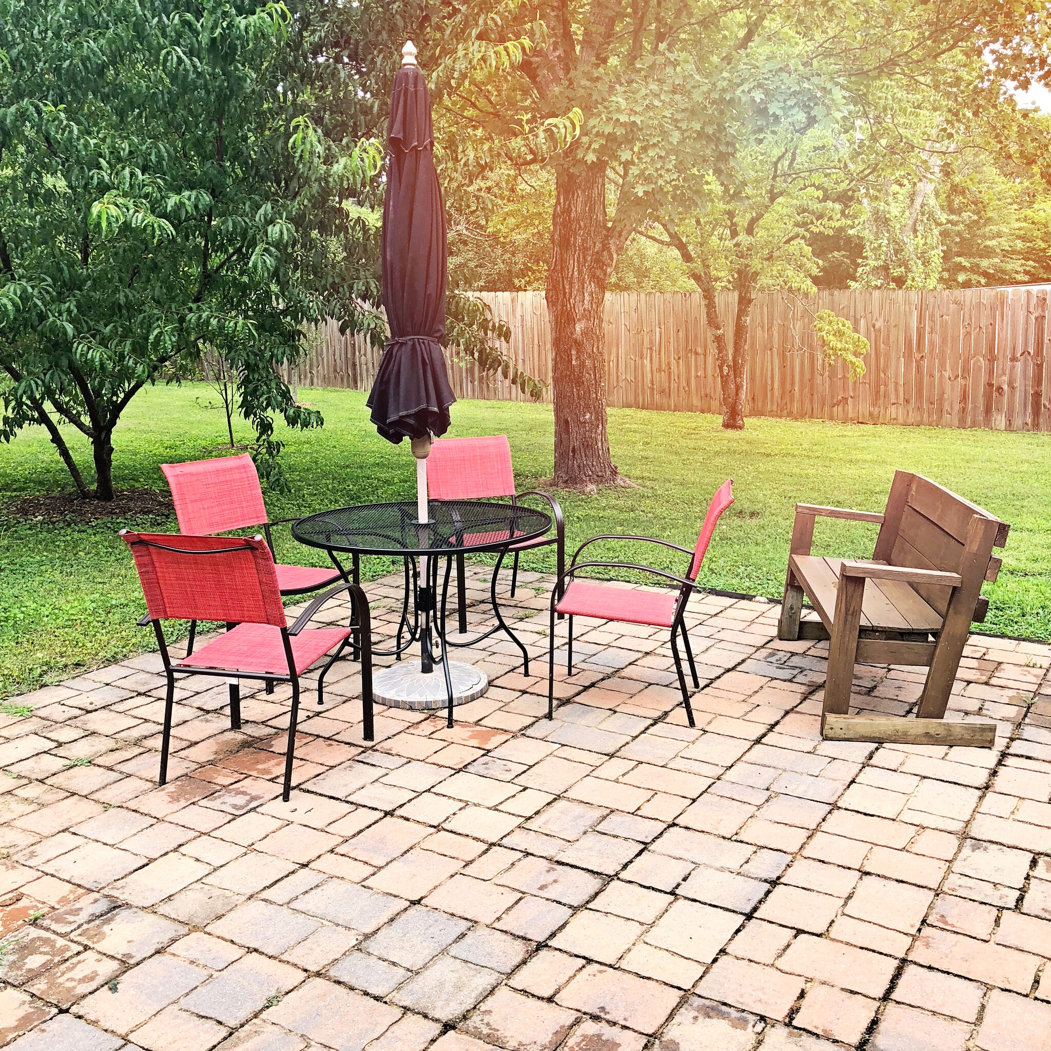 Backyard - 210 Maple Dr