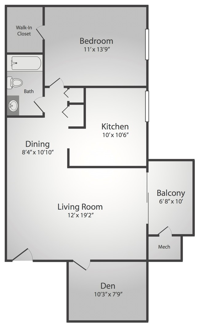 1BR/1BA - Chesapeake Village Apartments