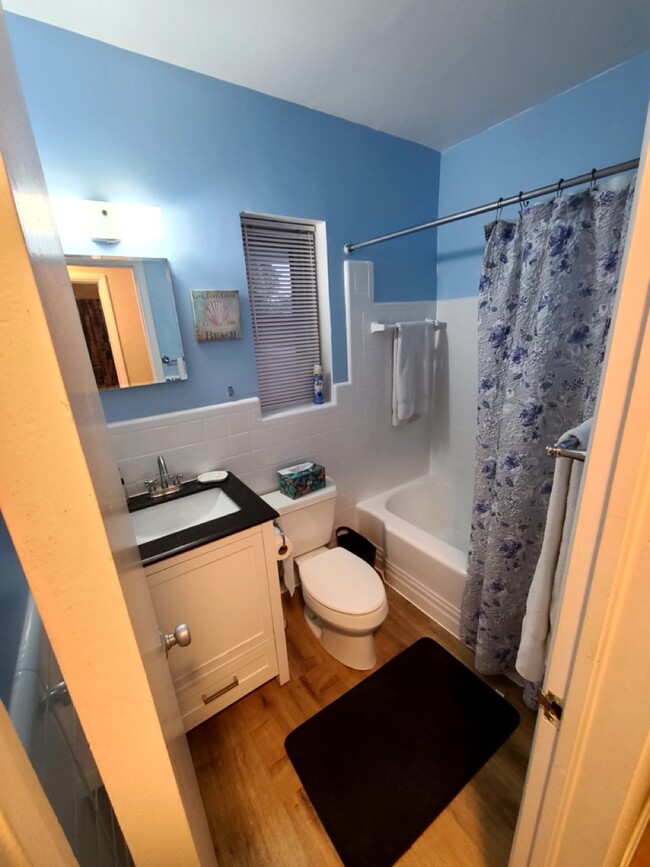 Bathroom 1 - tub with safety rails and shower - 115 Park Ave