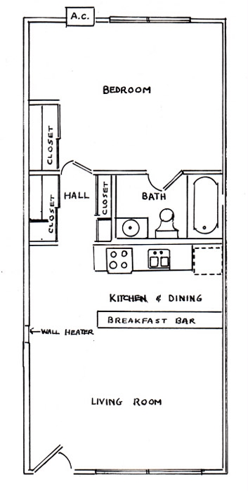 1BR/1BA - Carmel Pines Senior 55+