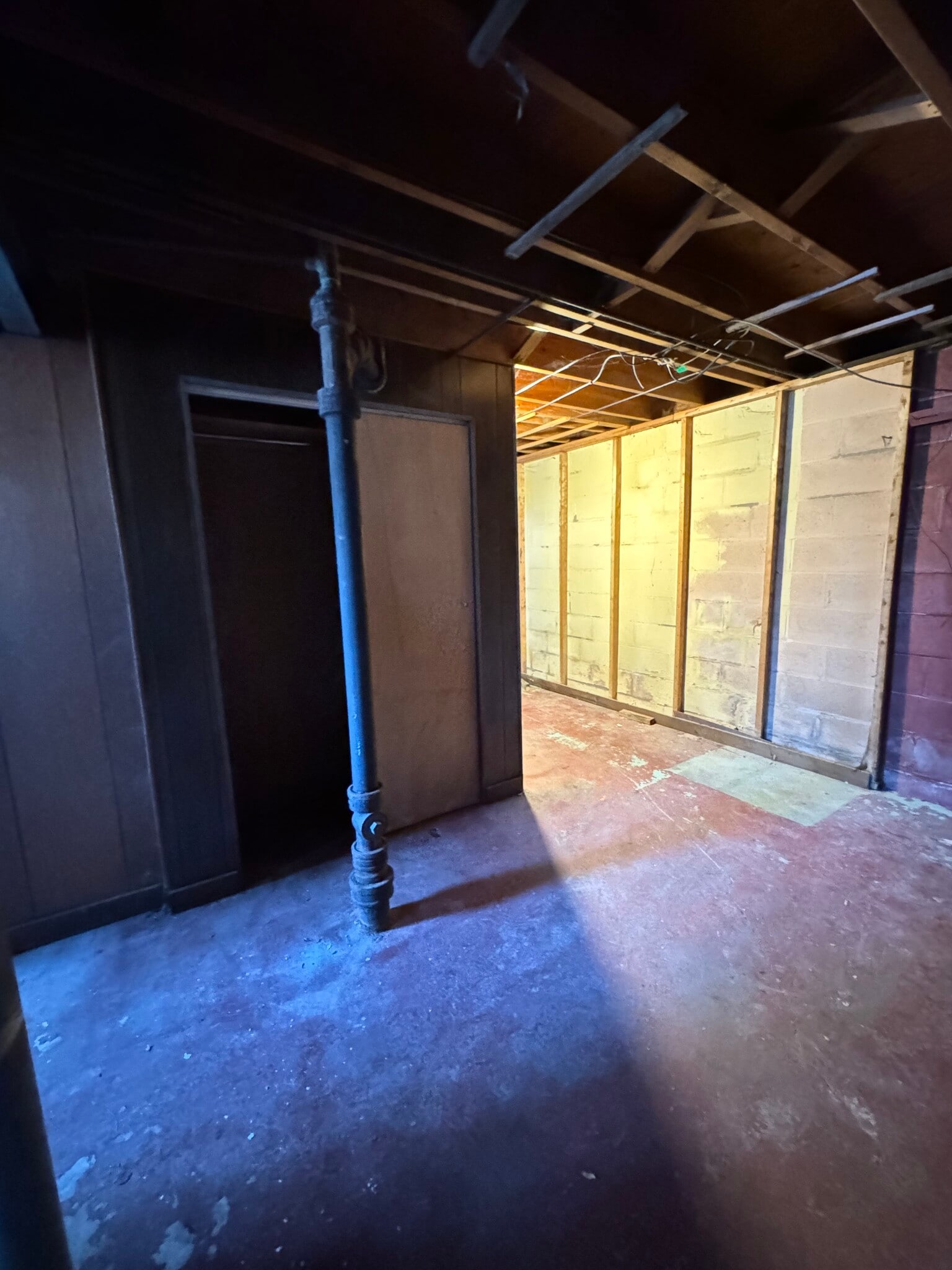 Storage in basement - 206 Longmeadow Dr