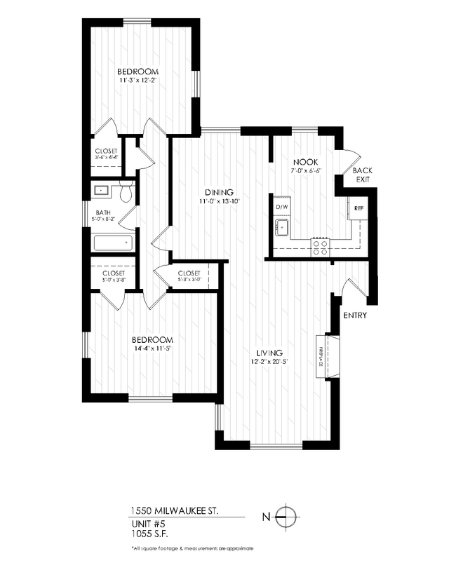 Floorplan - 1550 Milwaukee St.