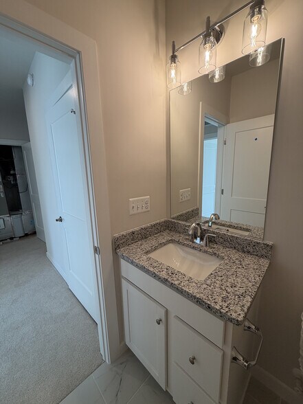 Upstairs sink in bath - 8652 Lovelace St