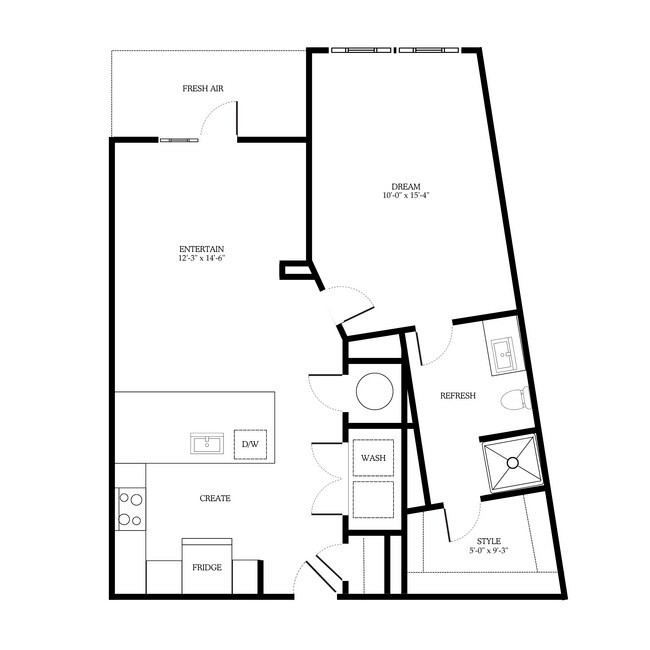 Floorplan - District on the Etowah Apartments