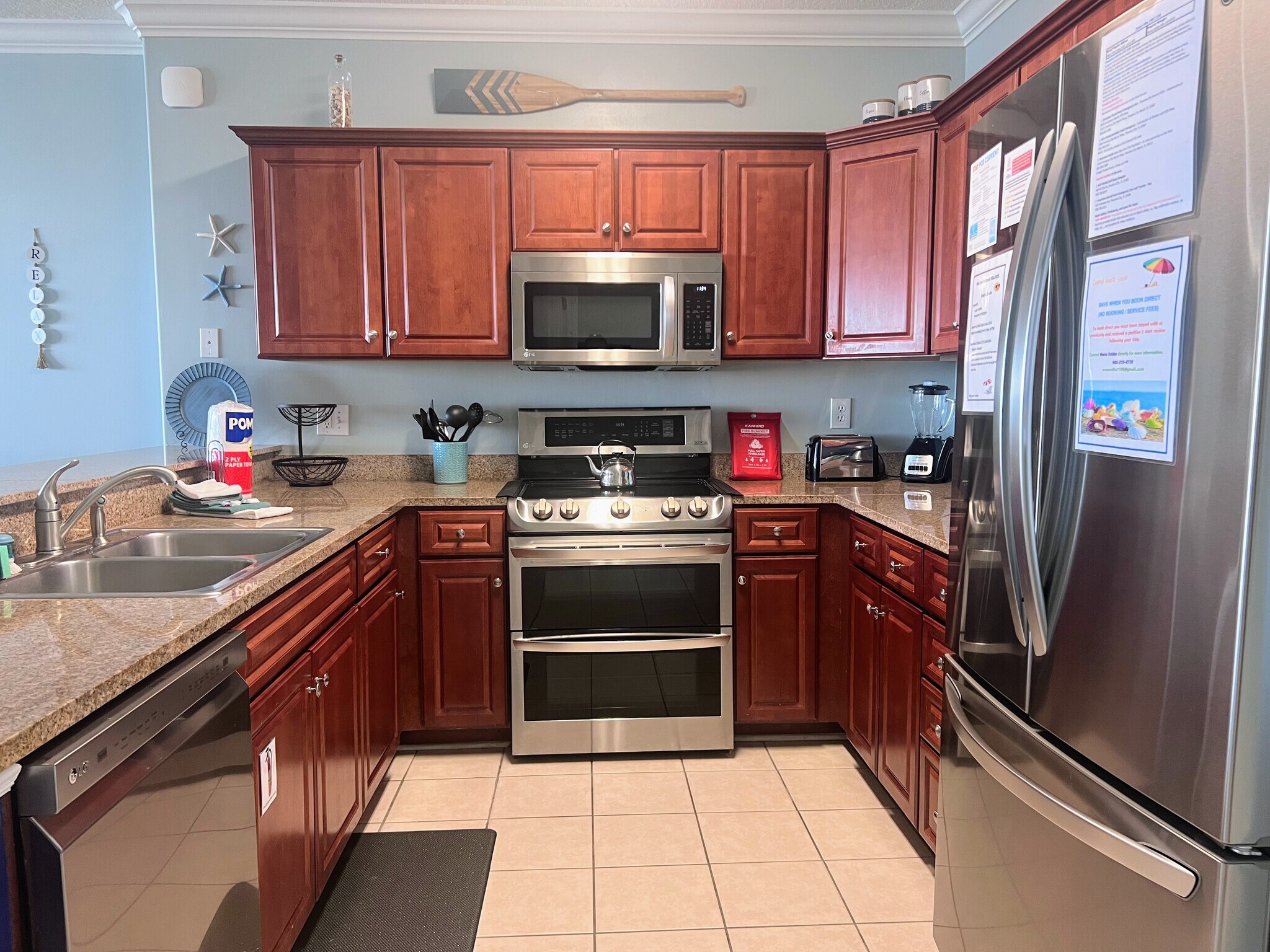 Kitchen has all you need and more! - 10625 Front Beach Rd