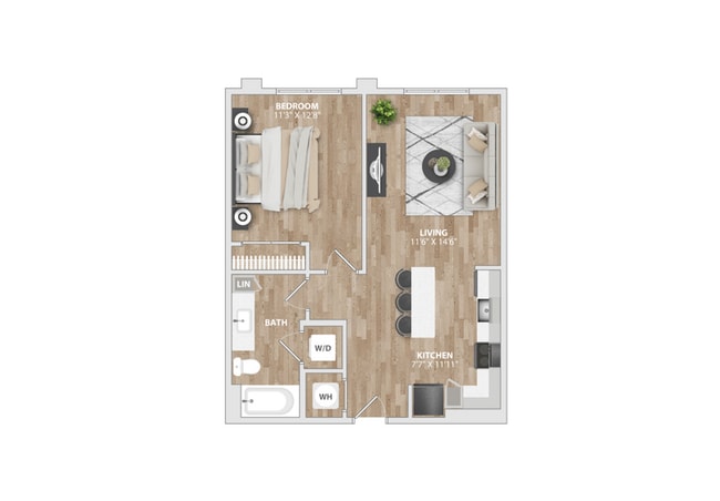 Floorplan - South and Hollis
