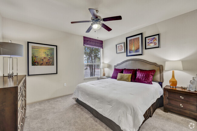 2BR, 2BA - 1,228SF - Primary Bedroom - Dolce Living