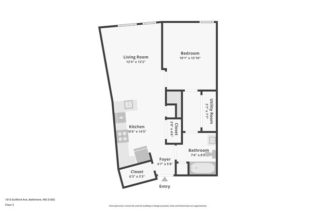 Floorplan - Printers Square Apartments