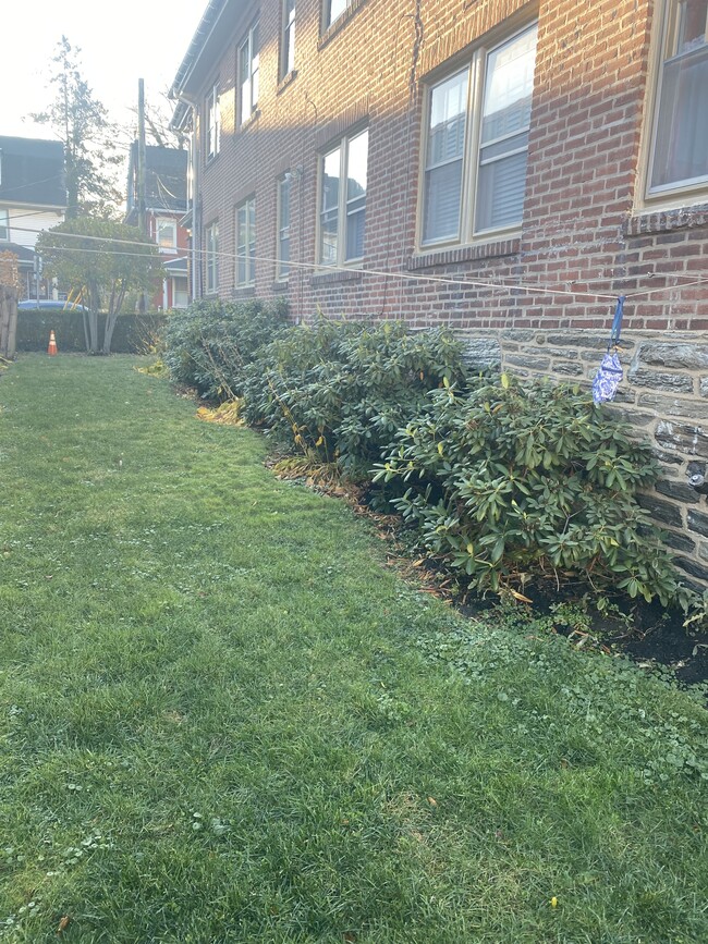 Side Yard Teems with Flowers in Spring - 16 S Merion Ave