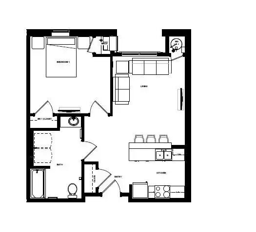 Floorplan - Stanton Park Apartments
