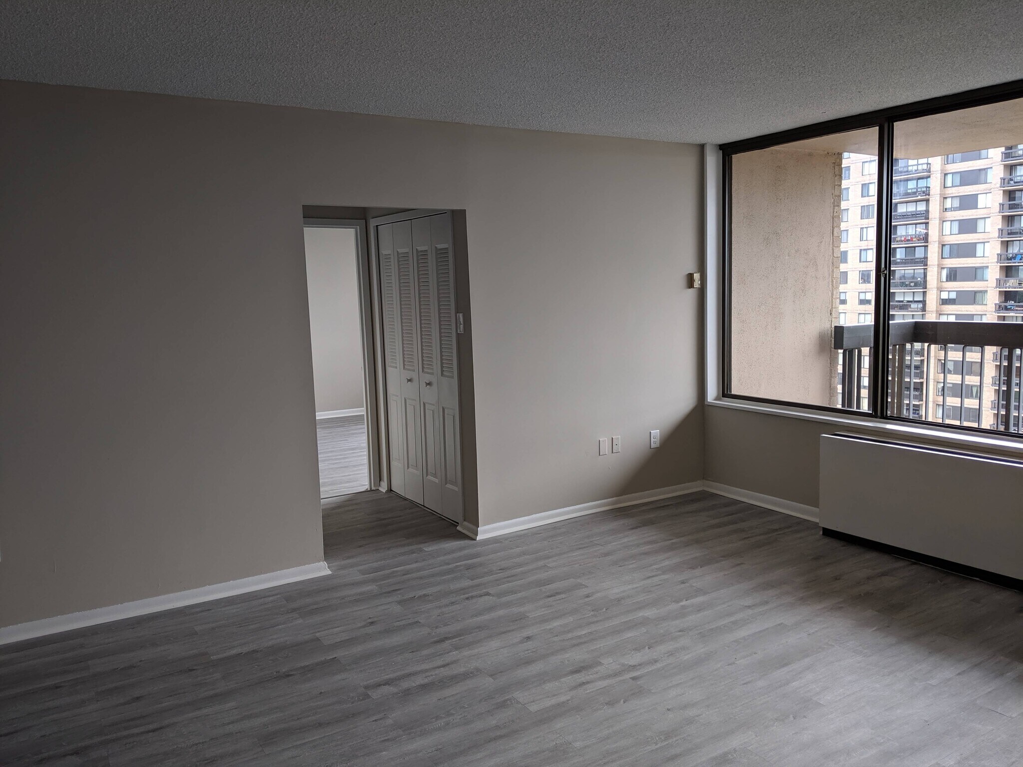 Living room and passage to bedroom - 3701 S George Mason Dr