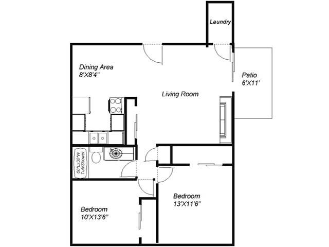2x1 866 - Southglen Apartments