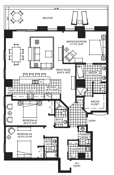 3BR/3.5BA - The Mark