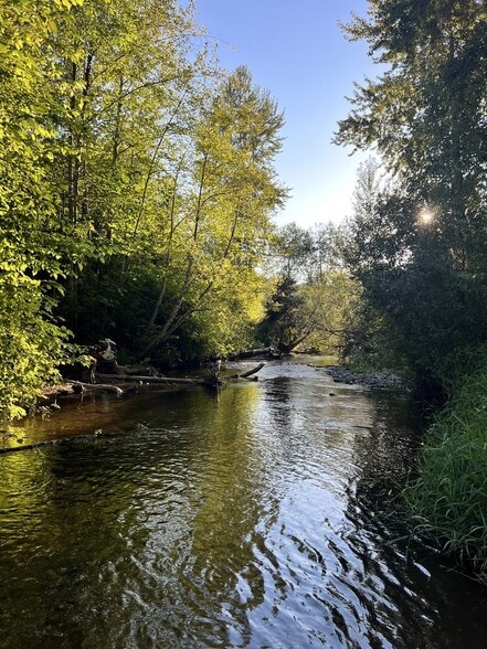 take a dip and view the creek from your unit - 280 NW Holly St