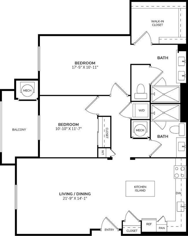 Floorplan - Blu Harbor by Windsor