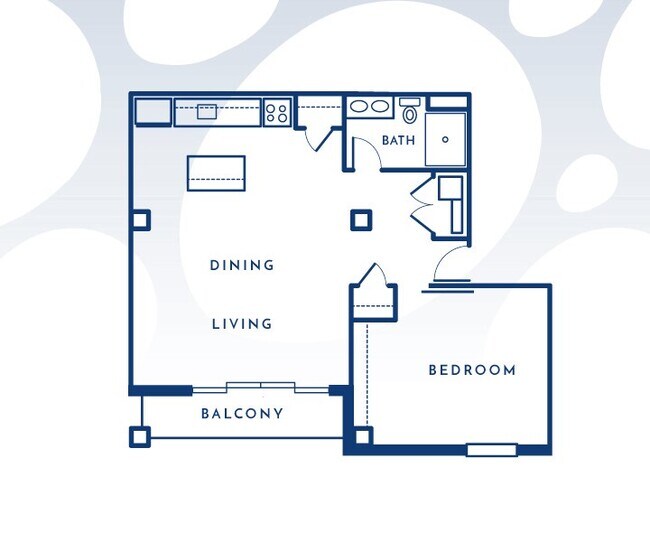 875 sf - The Meridia Apartments