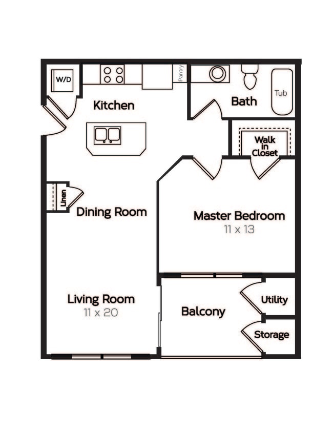 Floorplan - Arterra Place Apartments