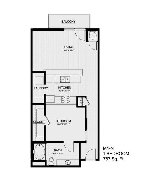Floorplan - The Flats on Archer - Discounted Rates on ...