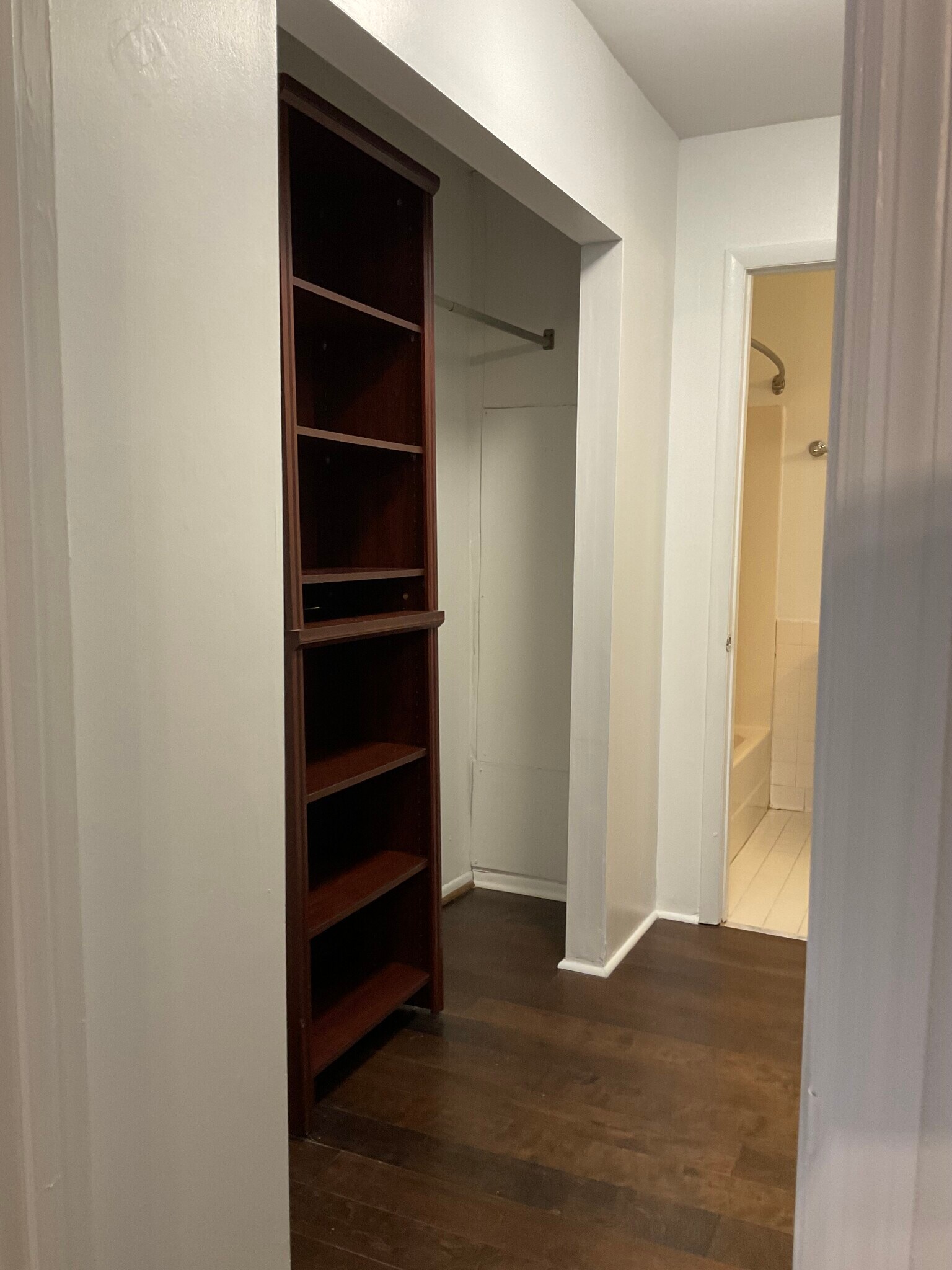 shelves on both side of walk thru closet. - 1001 Woodland Vlg