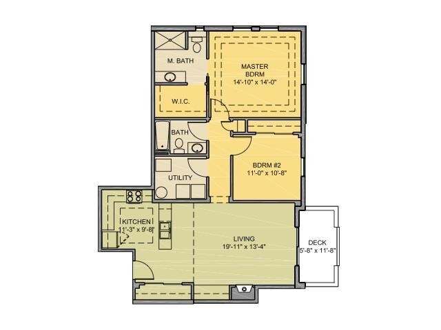 Floorplan - 1284 Downing