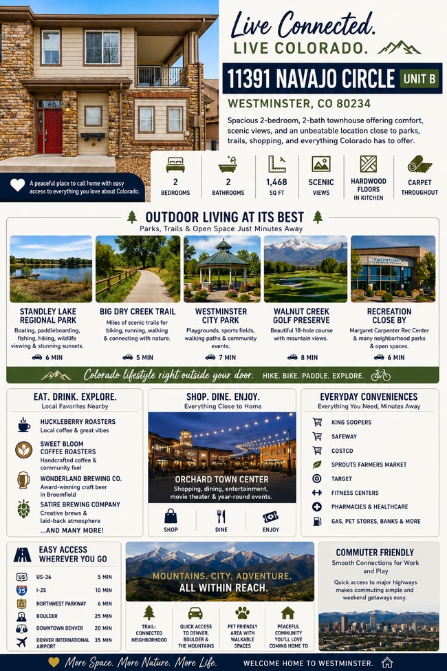 Building Photo - Westminster Townhouse Near Trails, Standley Lake & Denver