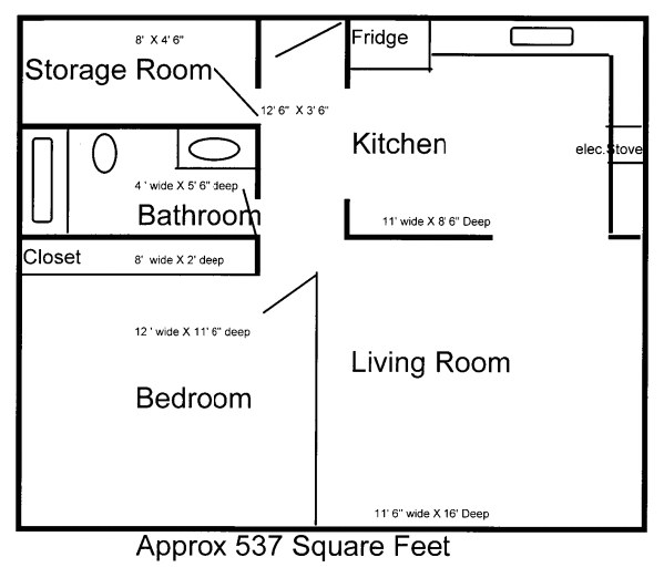 1BR/1BA - Ridge Manor