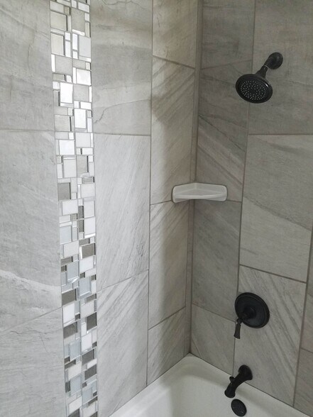 remodeled tiled bath tub - 9 Cypress Street