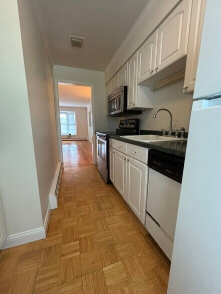 Kitchen looking into dining/living - 43 State St