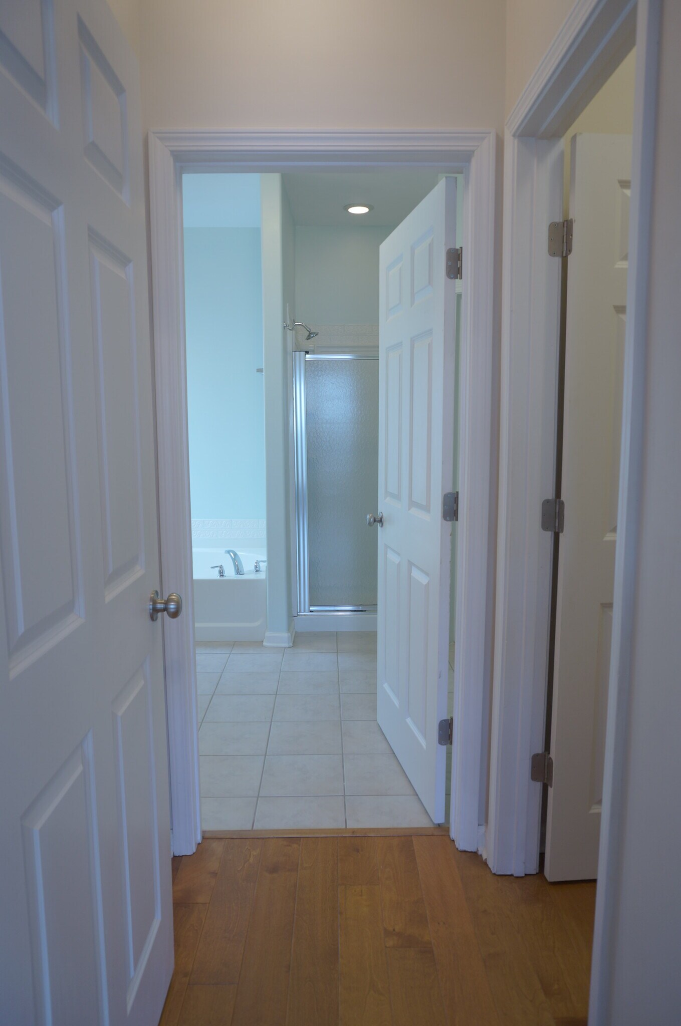 Hallway from Primary to Attached Bathroom and Dual Closets - 123 Somersby Blvd