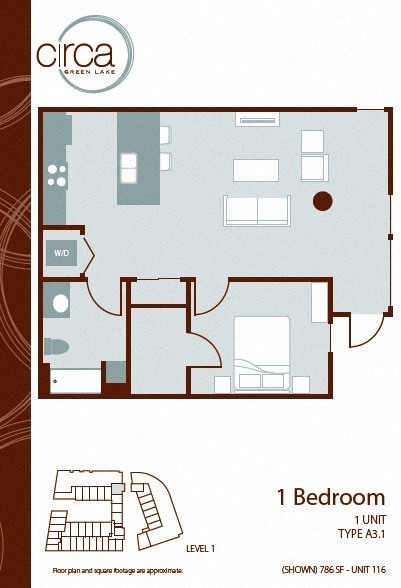 Floorplan - Circa Green Lake Apartments