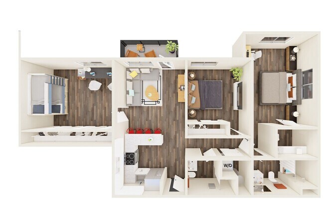 3x2 A - Terrace Heights Apartments