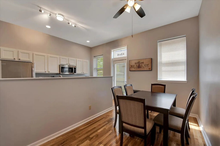 Kitchen dining area. - 4206 Castleman Ave