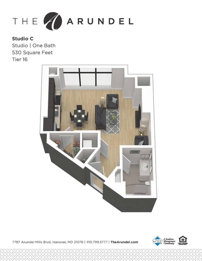 Floorplan - The Residences at Arundel Preserve