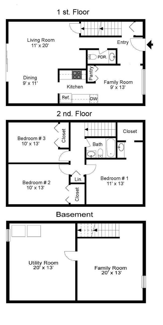 3 BR TH W/Finished Lower Level - Chili Commons