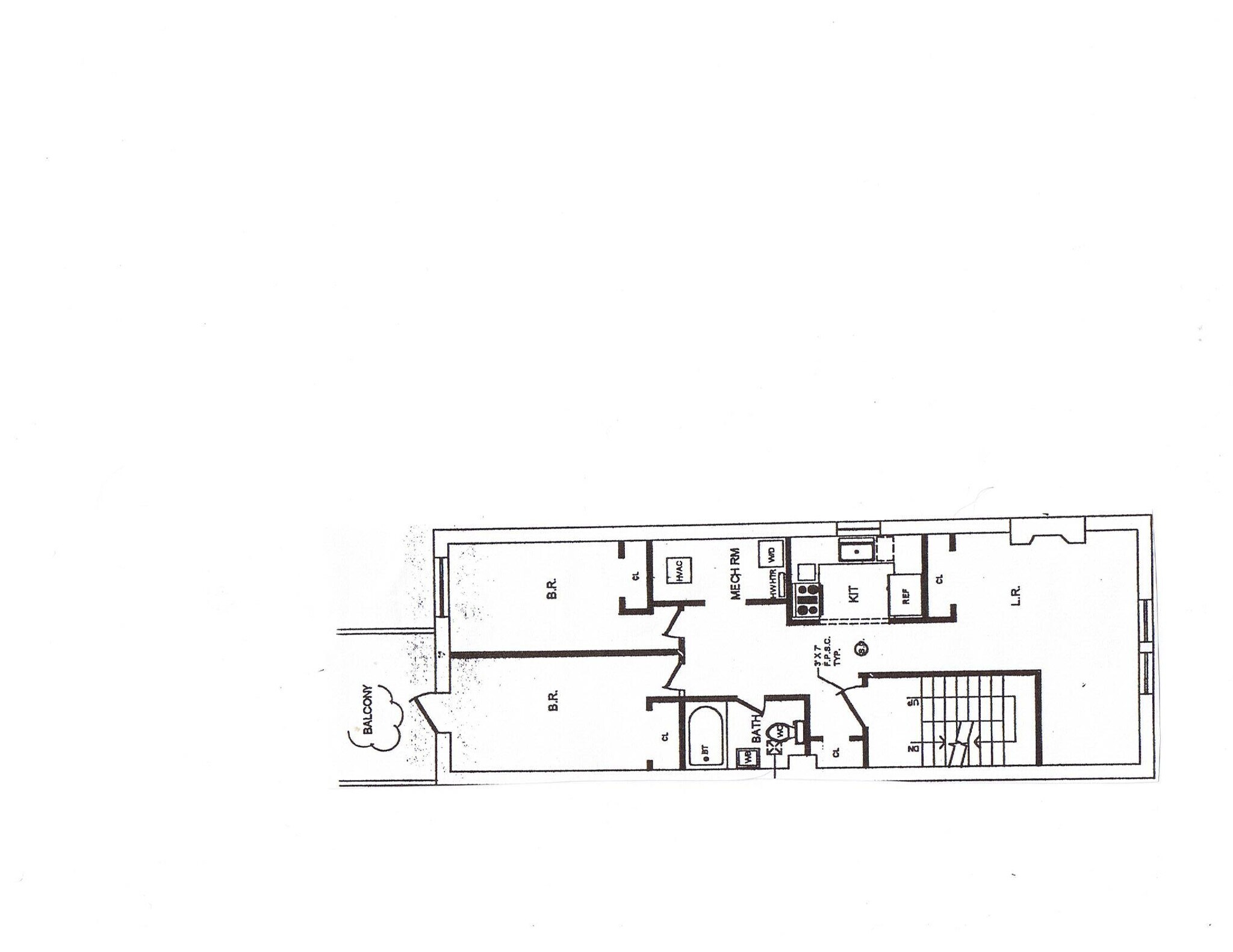floor plan - 2099 5th Ave