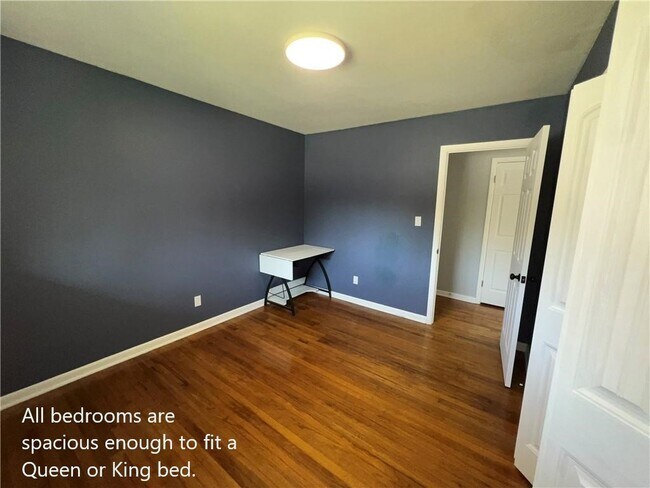 All bedrooms fit a minimum of a queen size bed. - 2008 E Huntsville Rd