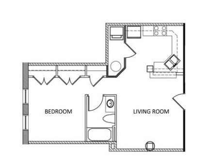 1BR/1BA - The Hancock Building
