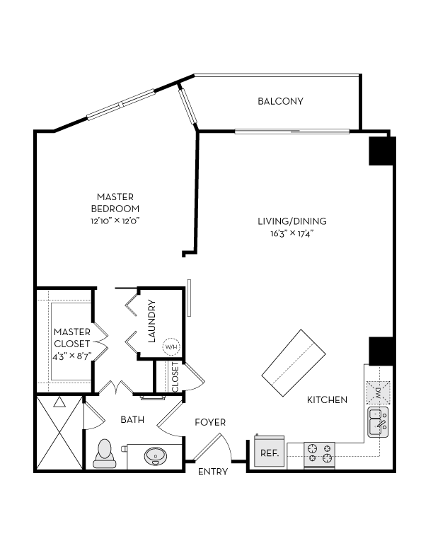 Floorplan - The Heights at Park Lane