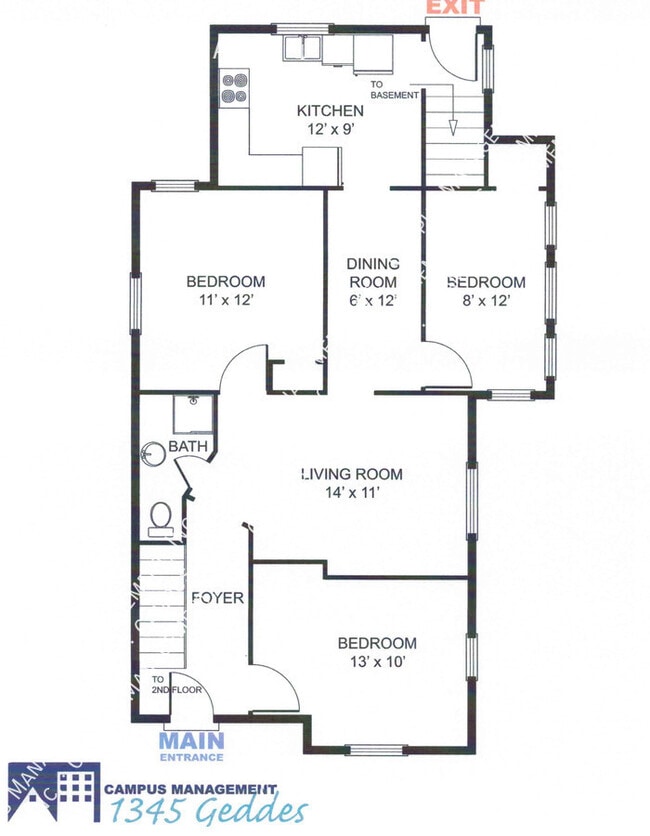 Building Photo - 1345 Geddes Ave