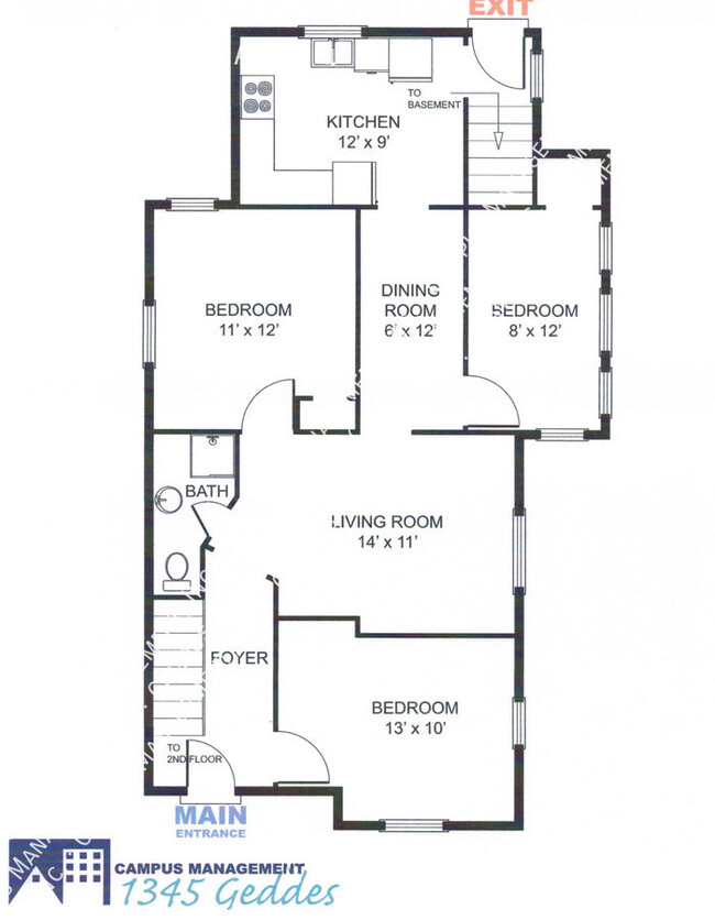 Building Photo - 6BR Same BLK as CCRB & 2 BLKS to DIAG