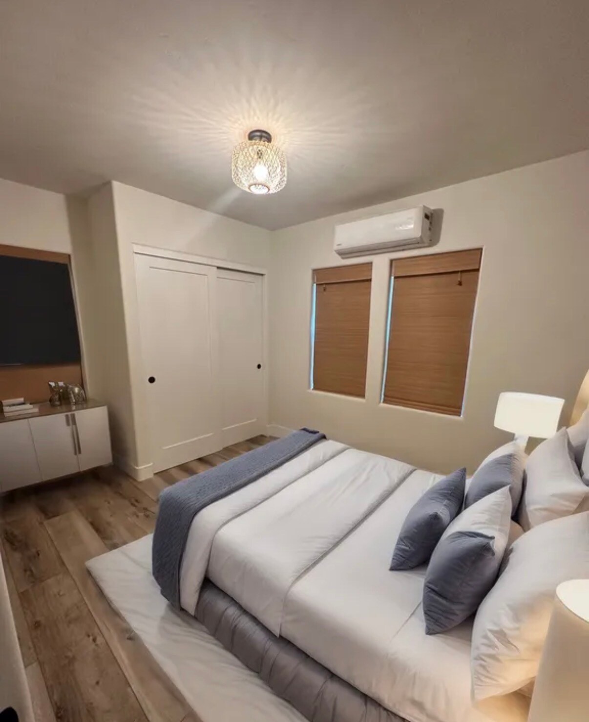 Bed 2 virtual staged. - 726 Cohasset Ct