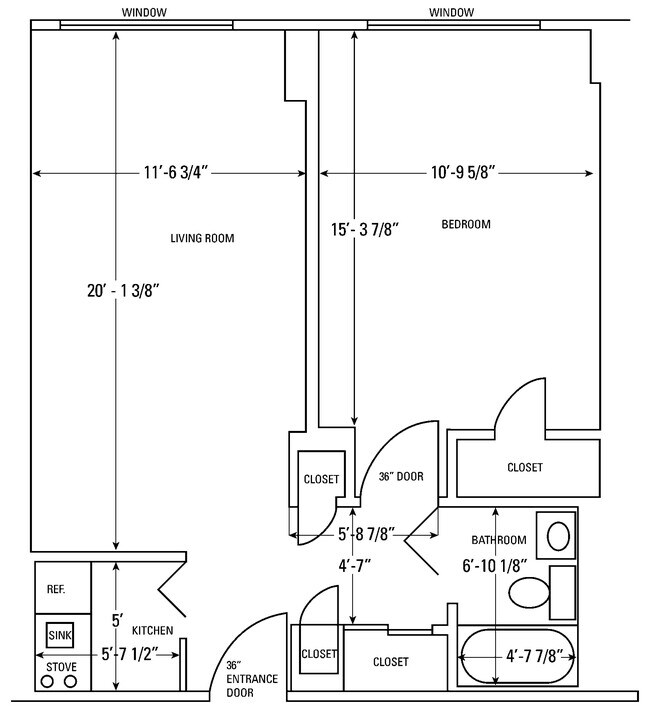 One Bedroom Floorplan - Isabella House Senior Independent Living