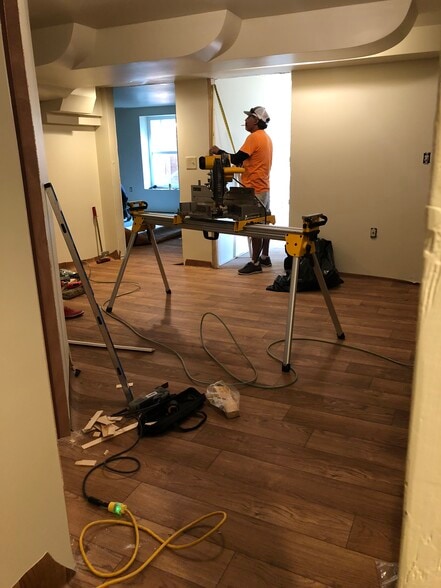 The brand new basement! It will be complete by August 1st. - 7405 NE Prescott St