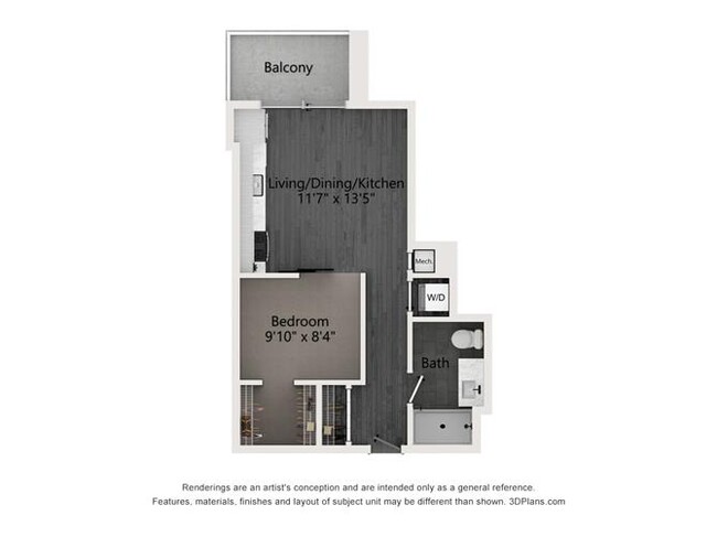 Floorplan - Evo Union Park Apartments